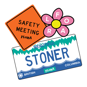 Flora Sticker - 3 Pack