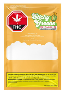Sticky Greens: Melonballer Liquid Diamond Blend Cartridge (1g)