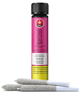 DEALR Infused: Pink Bubblegum Diamond Infused Pre Rolls (3 x 0.5g)