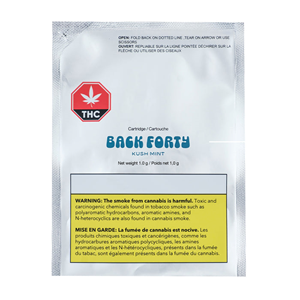 Back Forty: Kush Mint Hybrid Cartridge (1g)