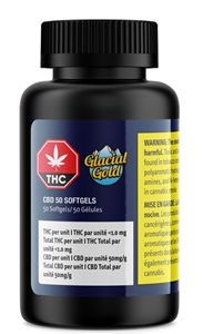 Glacial Gold: CBD 50 Softgels (50 pcs)