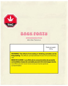 Back Forty: Strawberry Pink Disposable & Rechargeable Pen (0.95g)