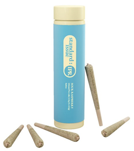 Standard Issue: Sour Raspberry Distillate Infused Pre Rolls (5 x 0.5g)