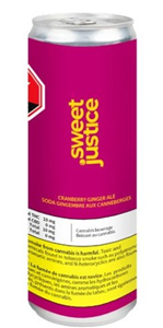 Sweet Justice: Cranberry Ginger Ale (355ml)