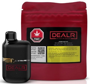 DEALR: Cherry Bottles Liquid Diamond & Cured Resin Disposable & Rechargeable Pen (1g)